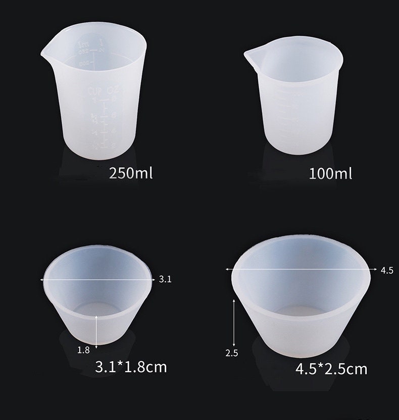 FAST SHIPPING Mini Silicone Cup 100 Ml or 3.5 Oz Microwave Safe