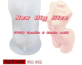 3D Woman Body Silicone Mold: Candle, Resin, Soap,US Stock