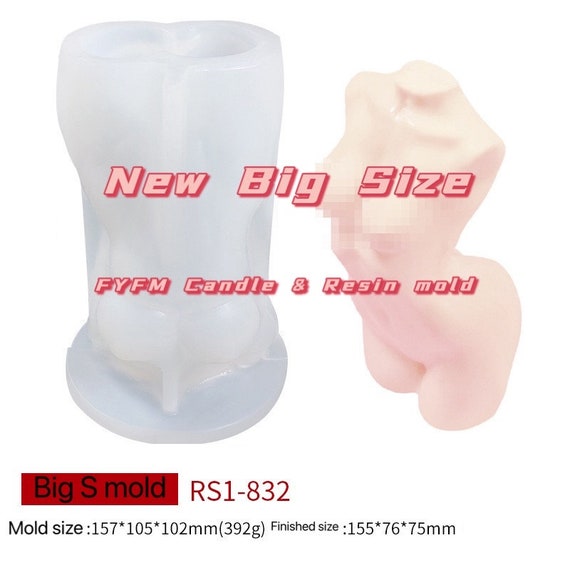 3D Woman Body Silicone Mold: Candle, Resin, Soap,us Stock