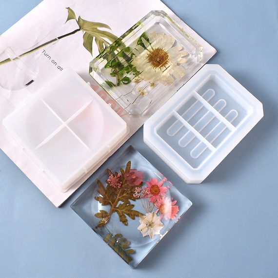 Soap Dish Silicone Resin Mold: Jewelry Tray, Ring Holder,US Stock
