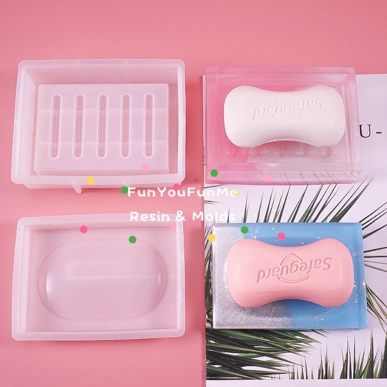 Soap Dish Silicone Resin Mold: Jewelry Tray, Ring Holder,US Stock image 7