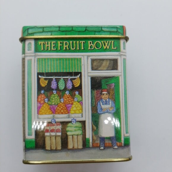 Elite Gift Box by Gale Pitt, the Fruit Bowl Metal Tin With Fitted Lid