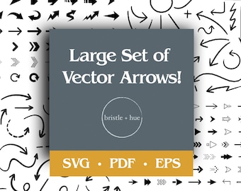 Large set of vector arrows! EPS/SVG/PDF Instant Download!