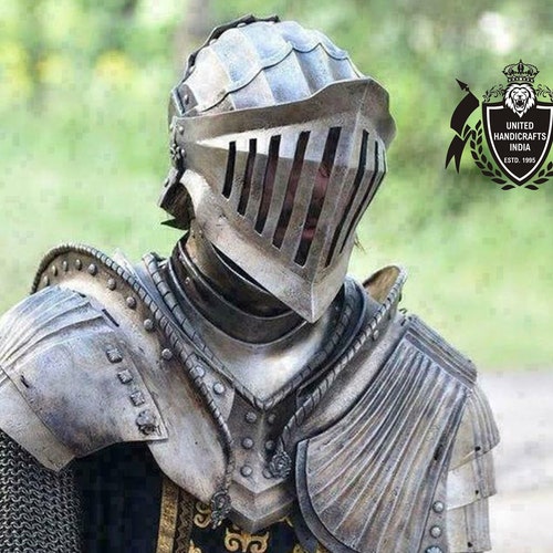 Medieval Larp Armor Dark Souls Inspired Helmet Alva Knight Etsy Canada