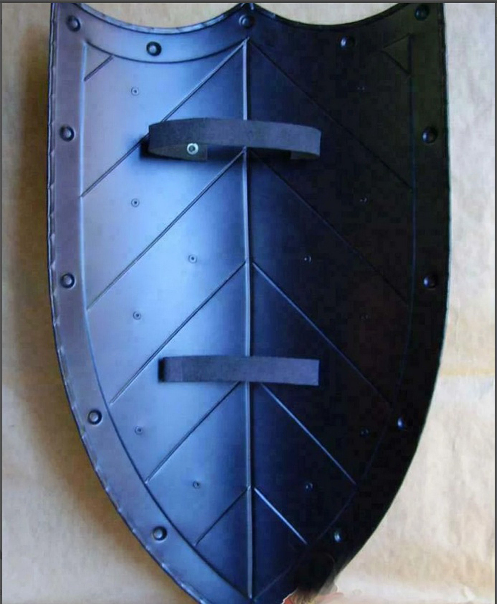 Medieval Battle Armor sca/larp USA Flag Shield Handmade Gothic Shield 