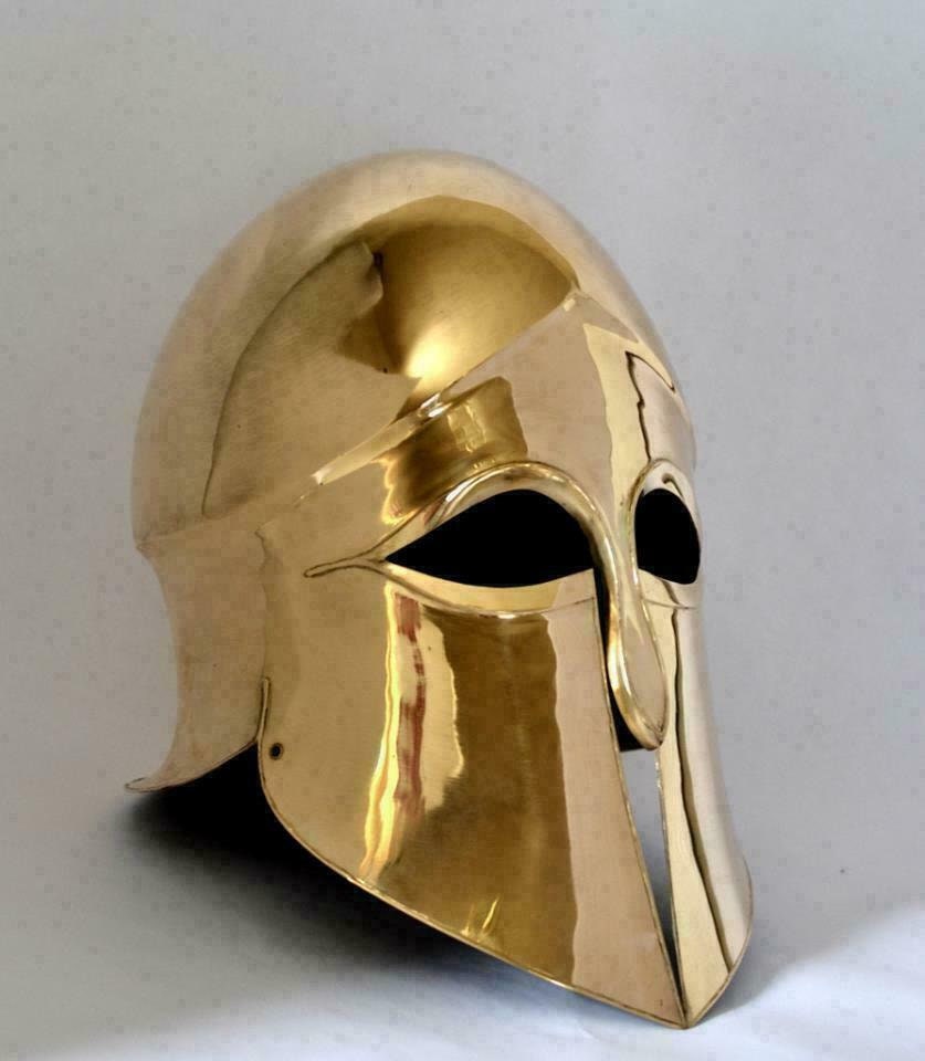 Greek Crest Helmet Corinthian Armour Helmet Steel Medieval Replica Greek helmet