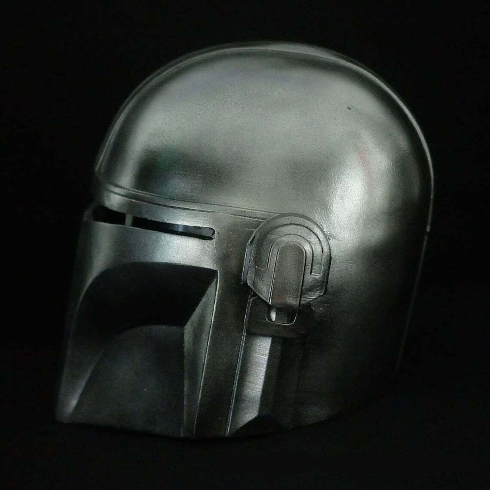 Steel Mandalorian Helmet With Liner and Chin Strap For Etsy
