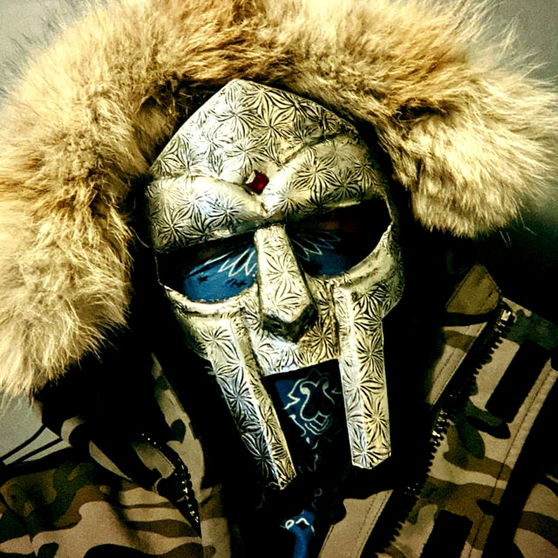Antique European Sterling Silver Pattern MF Doom Mask Steel Etsy
