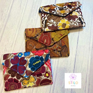 Pochette d’enveloppe brodée florale mexicaine / Sac à main mexicain / Pochette de broderie mexicaine / Crossbody / Sac à main mexicain
