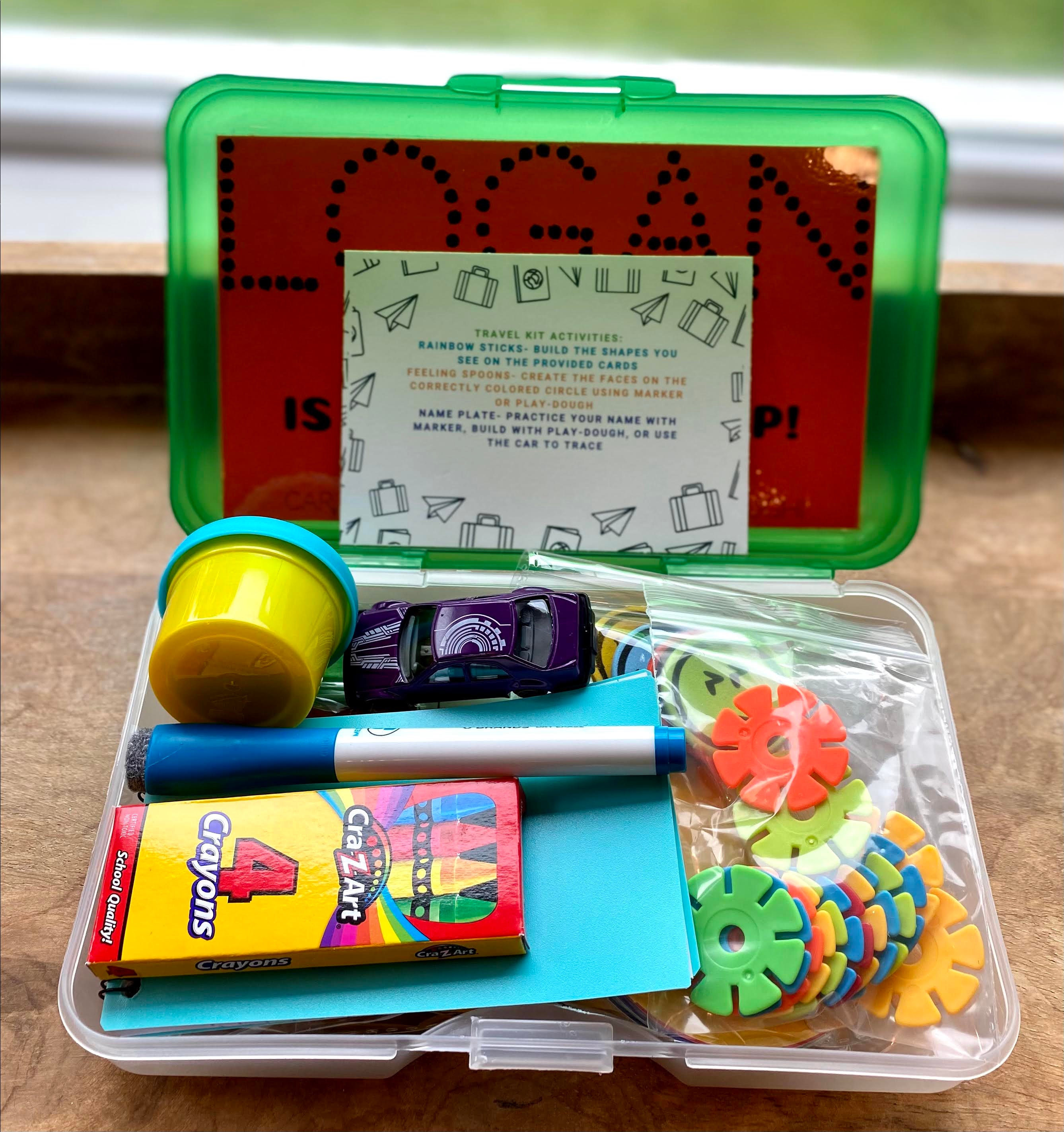 Personalized Travel Kit for Kids 25 year olds Road Trip Etsy