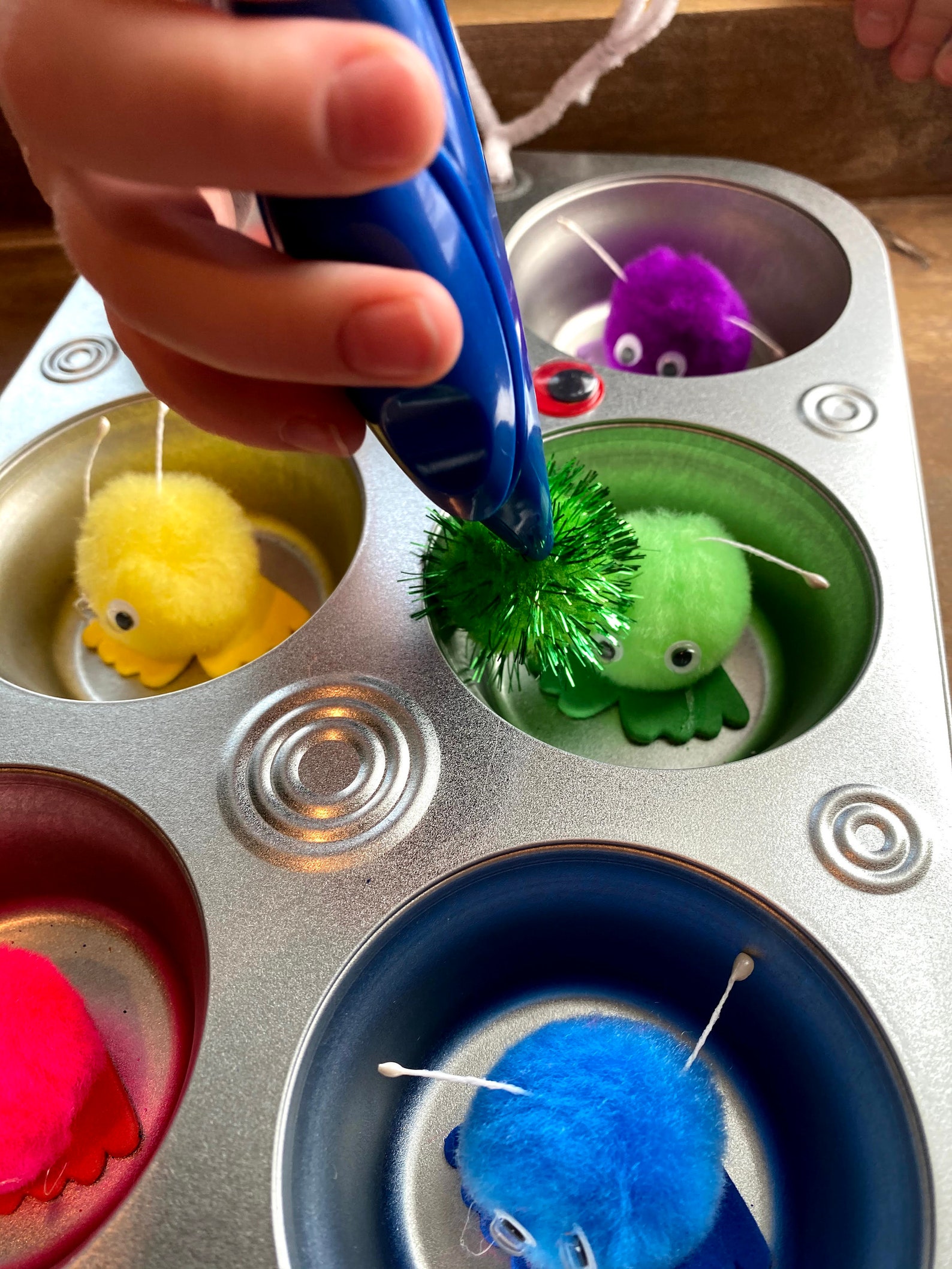 Color Sorting Monster Activity 24 yearolds Preschool At