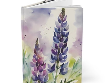 Northern Flowers Journal Series: Lupine Edition, Hardcover Journal, Matte Cover