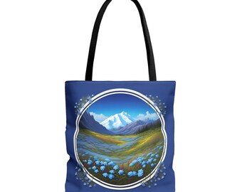 Forget Me Not Valley  Tote Bag - Forget Me Not Valley - The Art of Alaska