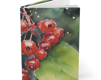 Northern Flowers Journal Series: High-Bush Cranberries Edition, Hardcover Journal, Matte Cover