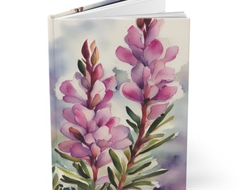 Northern Flowers Journal Series: Arctic Bell Heather Edition, Hardcover Journal, Matte Cover