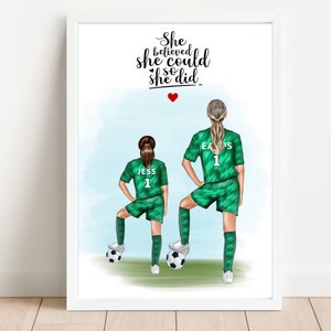 Mary Earps print, Football gift, Personalised football print, Girl footballer picture, Womans football, England Football, Football print,