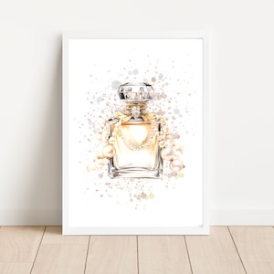 Make up print, Personalised print, teenage girl room, Prints for bedroom, Teenage bedroom pictures, Perfume print, Dressing room decor,