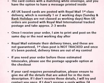 Biglietto Di Auguri Di Compleanno Personalizzato A Tema Rugby - Foto 7