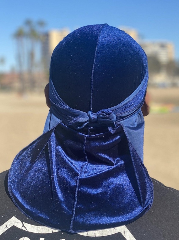 Midnight Blue Velvet Durag - Etsy