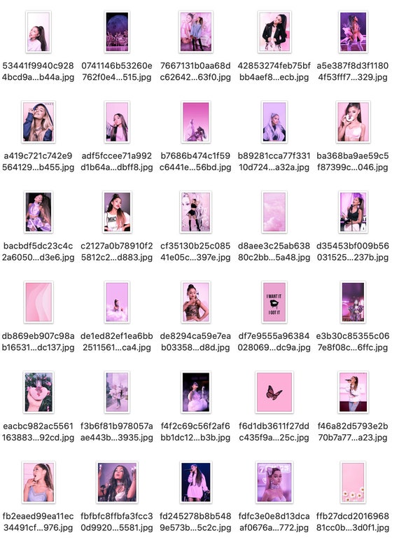 60pcs DIGITAL NO ANGEL Pink & Purple Collage Kit Dm for 