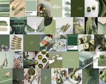 20+ Christmas Collage Aesthetic Ideas : Green, Gold, and Red Collage 1 -  Fab Mood