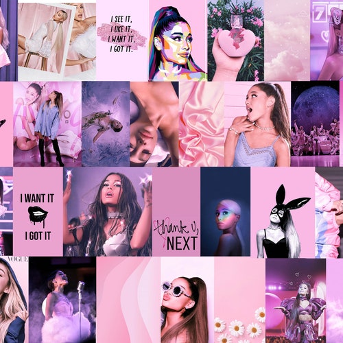 ARIANA GRANDE Collage Wall Kit Black and White Art Decor - Etsy