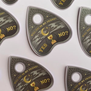 ATEEZ, Gestanste sticker, Planchette, Halloween, Spooky Aesthetic, Kpop merch, Atiny, Glossy, Single Sticker, K-pop accessoire, Laptop stickers