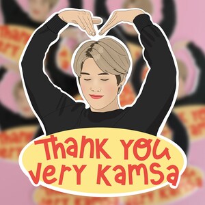 The Boyz, Jacob Bae, Die Cut Sticker, Merci, Décor K-pop, The B, Autocollant brillant, Autocollants pour ordinateur portable, Cadeau pour fan de kpop, Cadeaux Kpop, Deobi