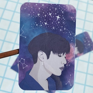 SHINee Fotokarte, SHINee Taemin, Fanart Fotokarte, Galaxy, SHINee PC, Taemin Fotokarte, SHINee fanart, SHINee Kunstdruck, Shawol, Lee Taemin