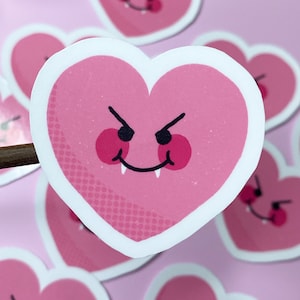 Ateez Member Heart Stickers 2.5 in x 2 in – Pretty In Peony
