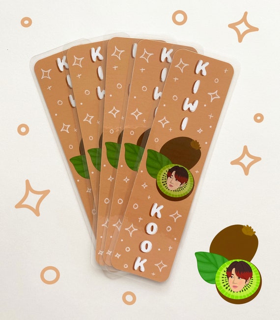 BTS Fruit Bookmarks: Kpop Bangtan Sonyeondan Reader Gift - Etsy