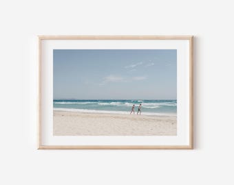 Gold Coast Strand Poster: Rainbow Bay Fotografie, australische Küsten Kunst, Skyline digitaler Download