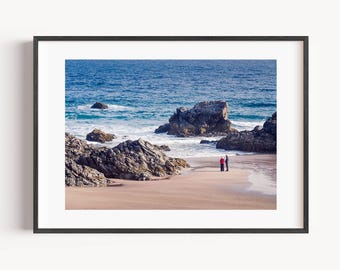 Sango Bay Schottland Meerlandschaft Fotoabzug: Küstenpaar (Digitaler Download)