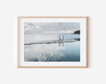 Manly Beach, Fairy Bower Pool Print: Minimalistische Küsten Fotografie (Digitaler Download)