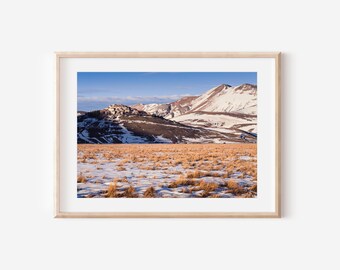 Atemberaubende Castelluccio di Norcia Winter Fotografie Druck | Italien Landschaft Wand Kunst | Digitaler Download