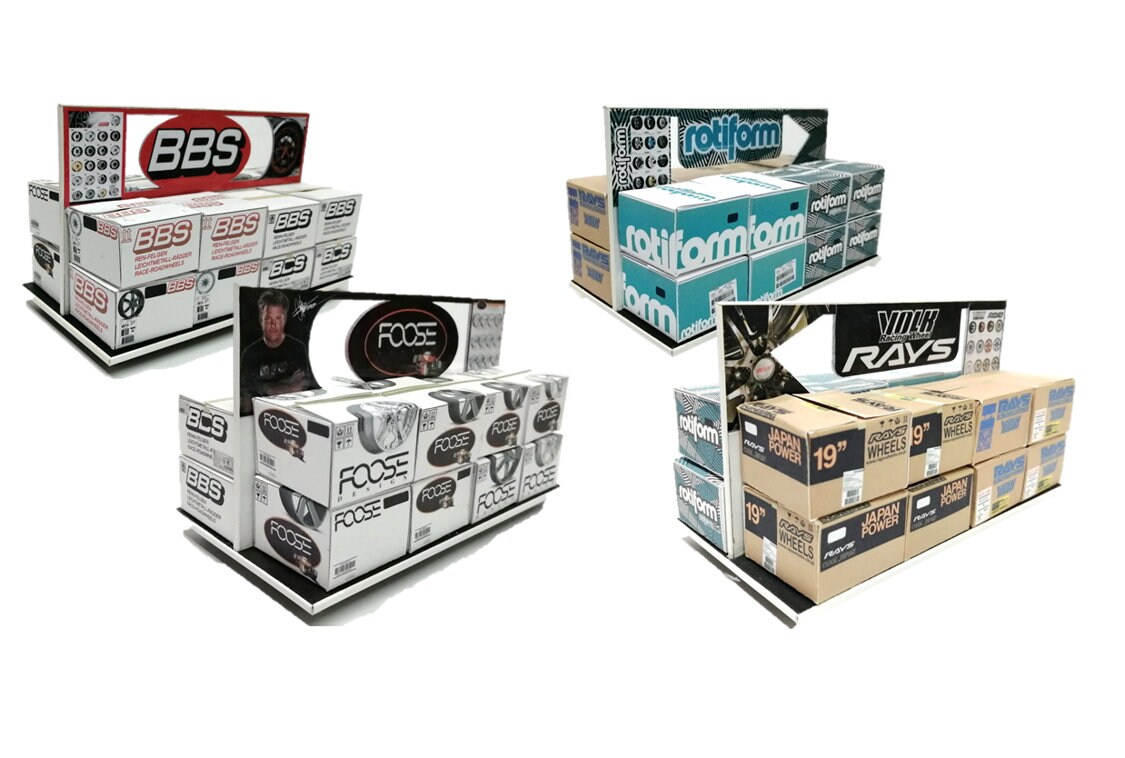 Rims Exhibitor 16 Boxes 1/18 Scale Garage Diorama Accessory Etsy