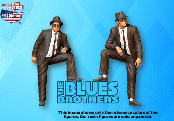 The Blues Brothers (2) UNPAINTED Resin Figures 1/87 1/64 1