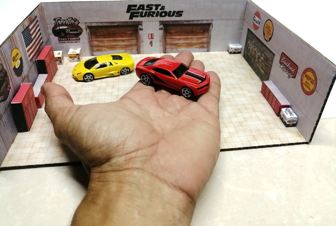 F&amp;F Workshop 1/64 Scale Printable Diorama Instant Download - Etsy
