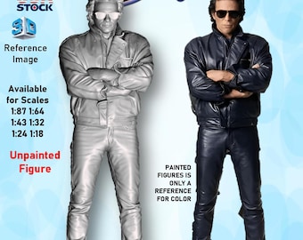 Stingray Nick Mancuso UNBEMALTE Resin Figuren 1/87 1/64 1/43 1/32 1/24 1/18 Scale USA Stock