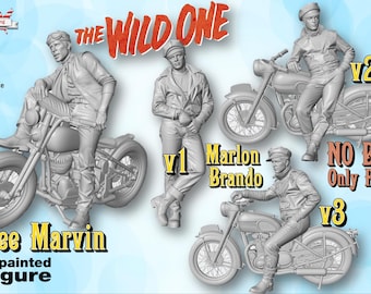The Wild Ones UNPAINTED Resin Figures 1/87 1/64 1/43 1/32 1/24 1/18 1/12 Scale USA Stock
