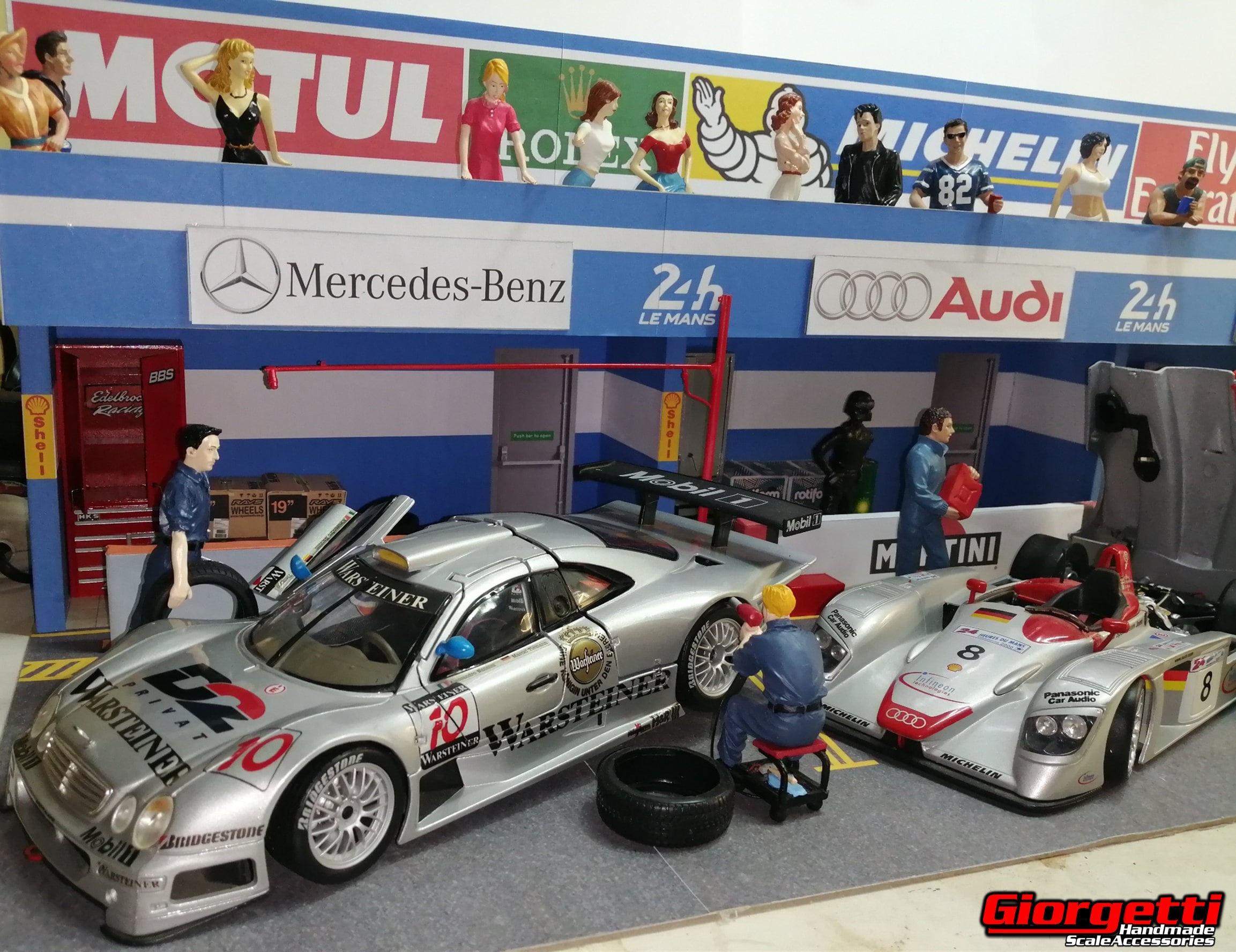 Instant Download Printable Mega Diorama Pits Le Mans 1/18 Scale - Etsy