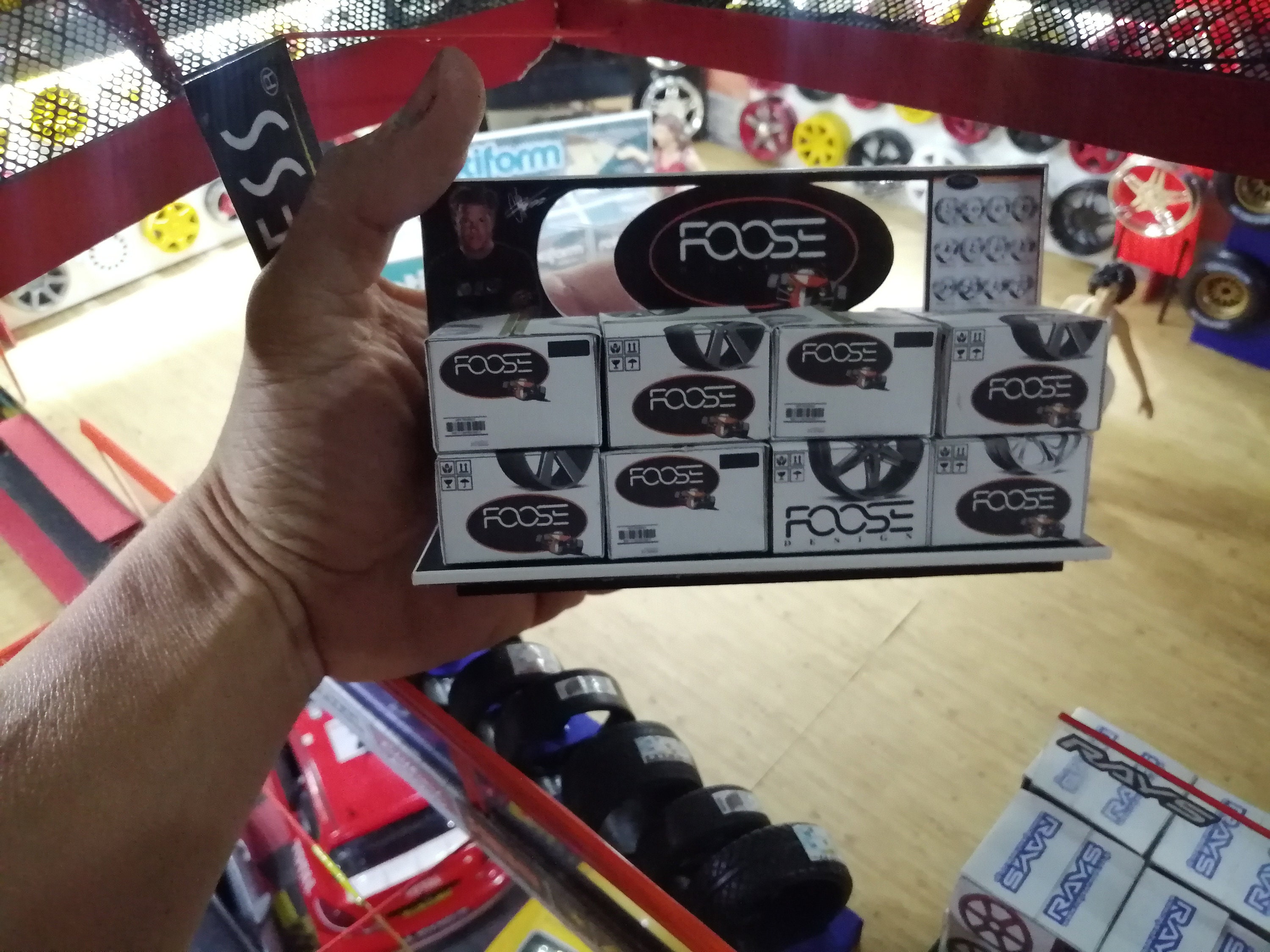 Rims Exhibitor 16 Boxes 1/18 Scale Garage Diorama Accessory Etsy