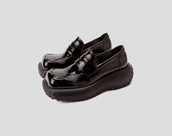 black platform shoes 90s