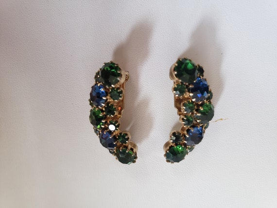 Vintage karu arke inc earrings clip on - image 1