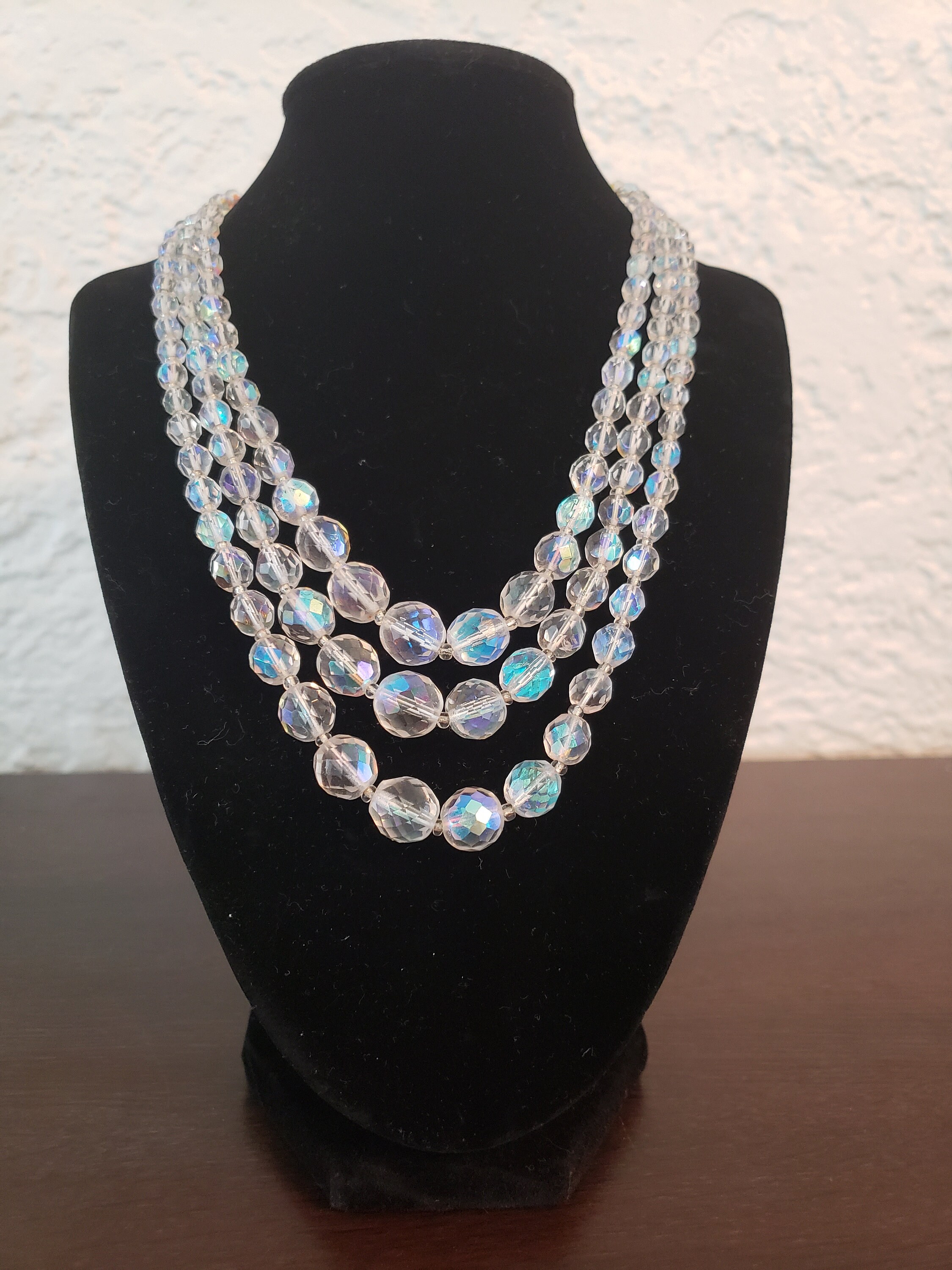 ◆VINTAGE HOLLYWOOD◆ Vine Beads Necklace VH2435NE011M Vintage Necklace Beaded Fringe Beads Colorful Boho Movement