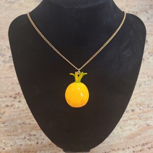 Cute vintage pineapple necklace