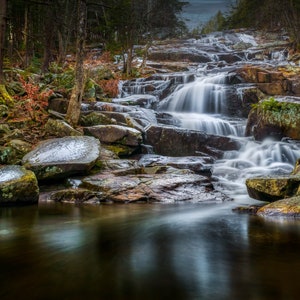 Glendale Falls waterfall digital download taken in Middlefield MA. This digital download was photographed in the Autumn months