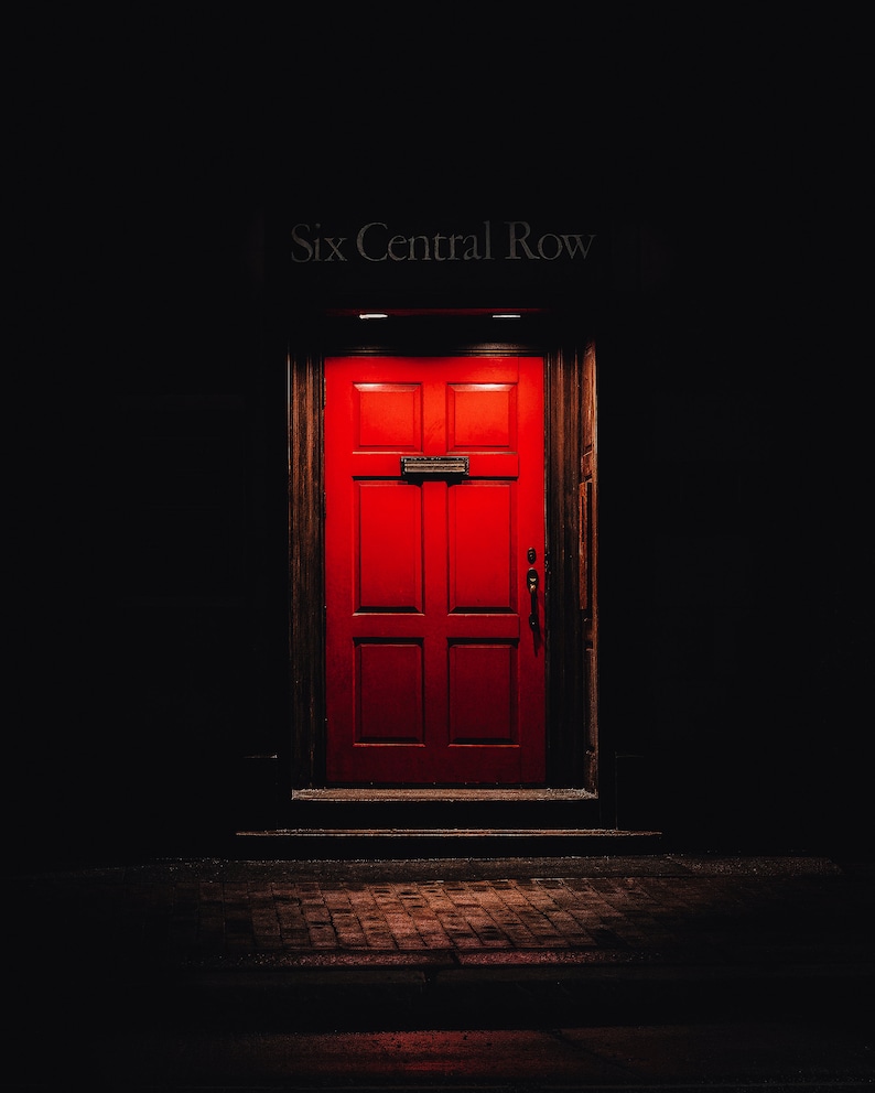 Six Central Row Digital Download of the Red Door Leading Into the ...