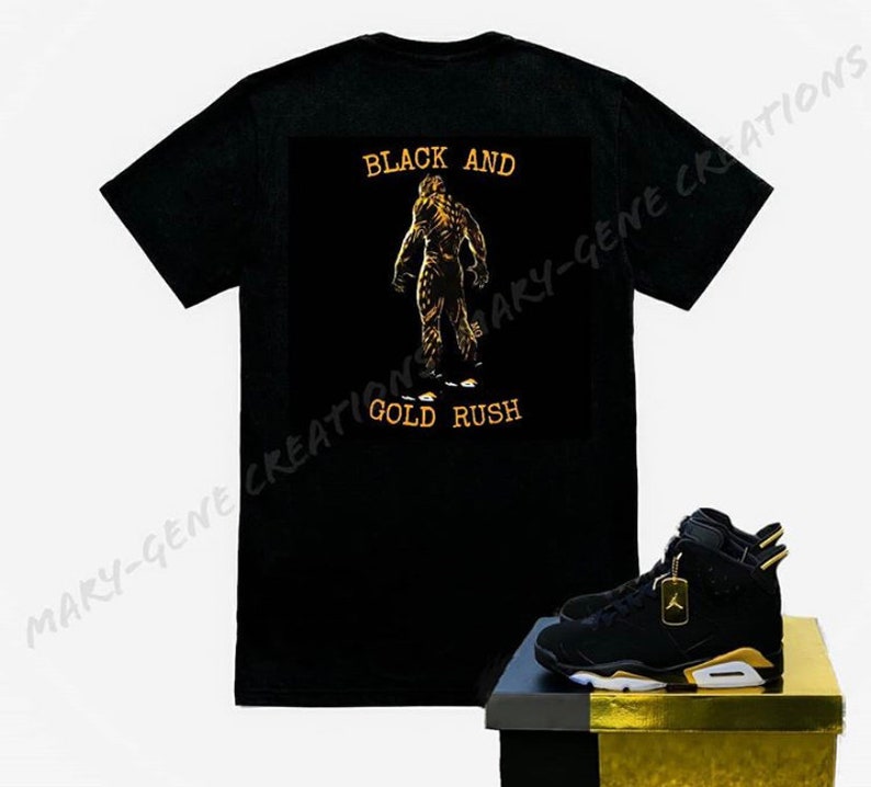 Black and Gold Rush T-Shirt