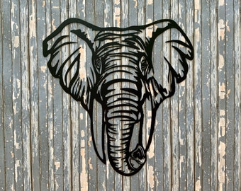 3D Metal wall art 'Elephants in Africa'Wall decorationPainting 47x31x2i... 3D Metal wall art 'Elephants in Africa'Wall decorationPainting 47x31x2i...